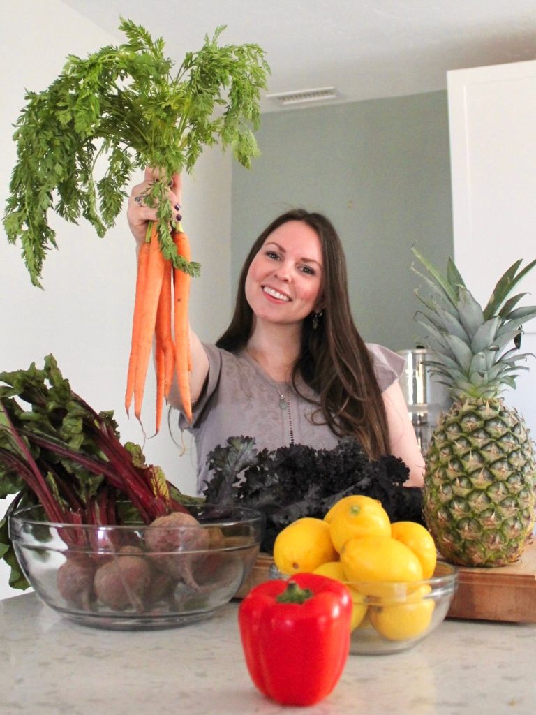 Lindsay Holding Carrots